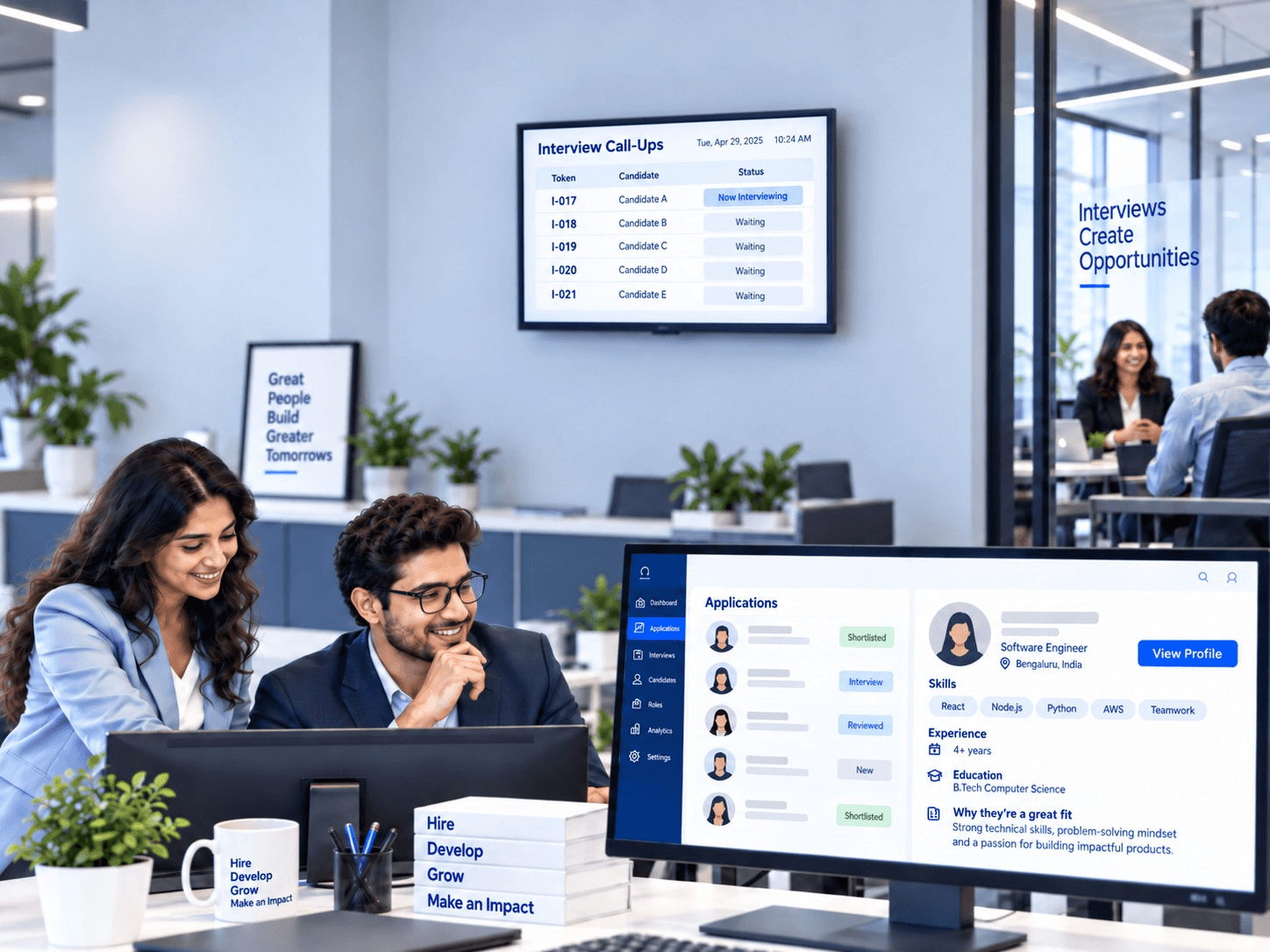 DAAPrime Technologies team collaborating in the office