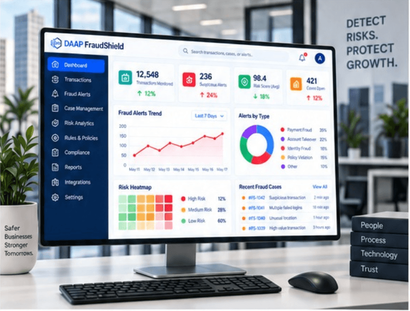 DAAP FraudShield dashboard